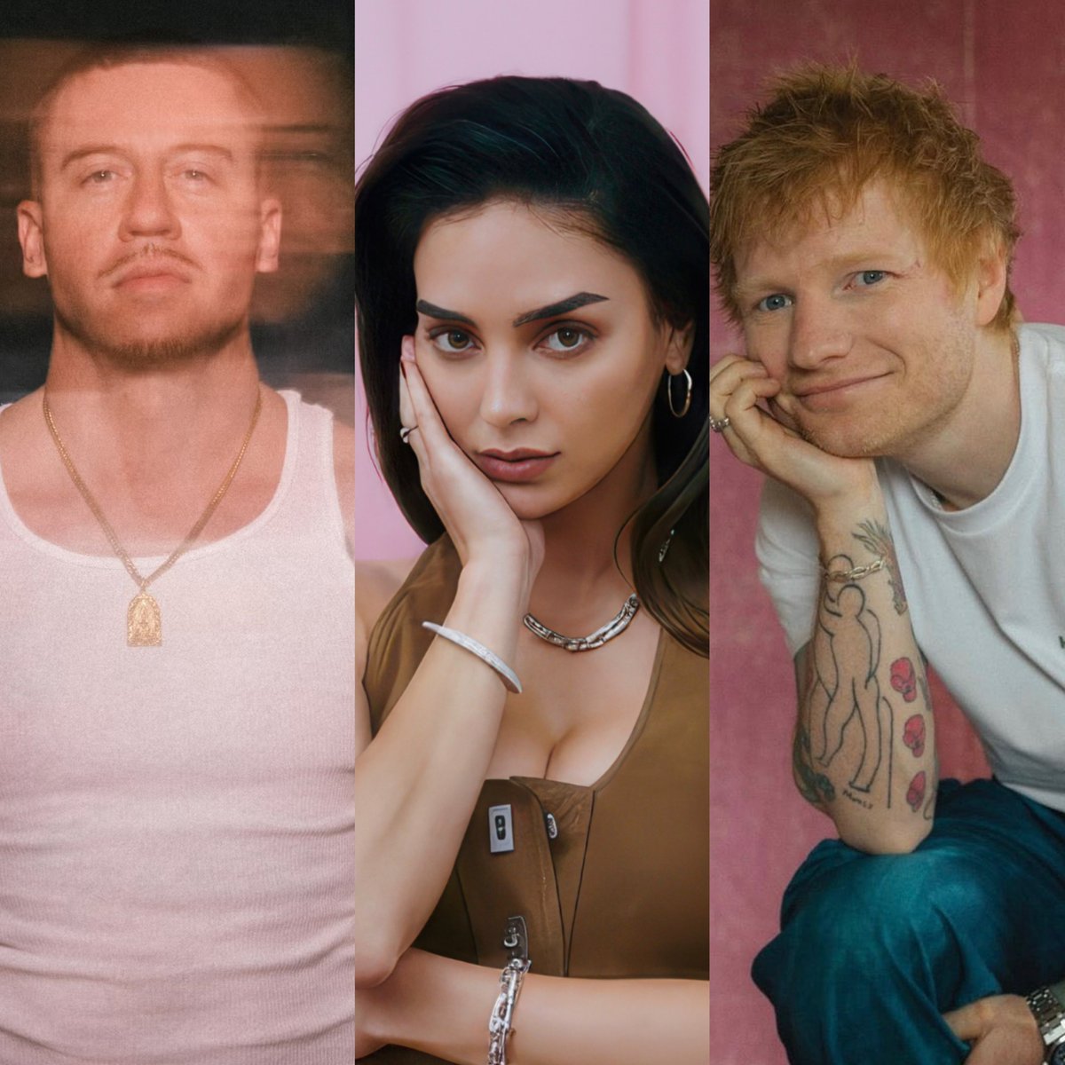 BuzzingPop's tweet photo. Melissa Barrera reveals she was “emotional” seeing Macklemore receive support after being dropped from Ed Sheeran’s tour for supporting Palestine, which she didn’t experience when being fired from ‘SCREAM 7’ for the same reason. https://t.co/rZ7WGQcN3K