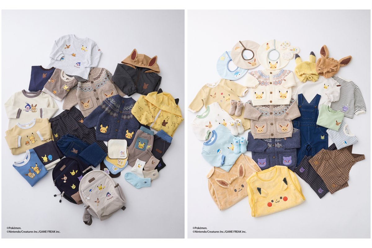 monpoke_jp's tweet photo. #モンポケ とpetit mainのスペシャルアイテムが展開中✨

秋のトレンド感とモンポケのなかまたちがマッチしたデザインのアパレルコレクションは、兄弟姉妹でおそろいやリンクコーデを楽しめます。
ベビー向け雑貨はスタイやスリーパーもラインナップし、日常使いやギフトにも◎

 #ポケモン https://t.co/kbgDj5HvMW