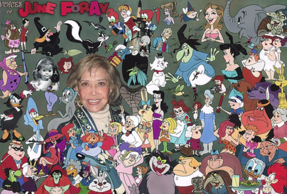 mnralphie's tweet photo. Remembering voice actress and radio personality, June Foray. #JuneForay https://t.co/9KyAfYpgc2