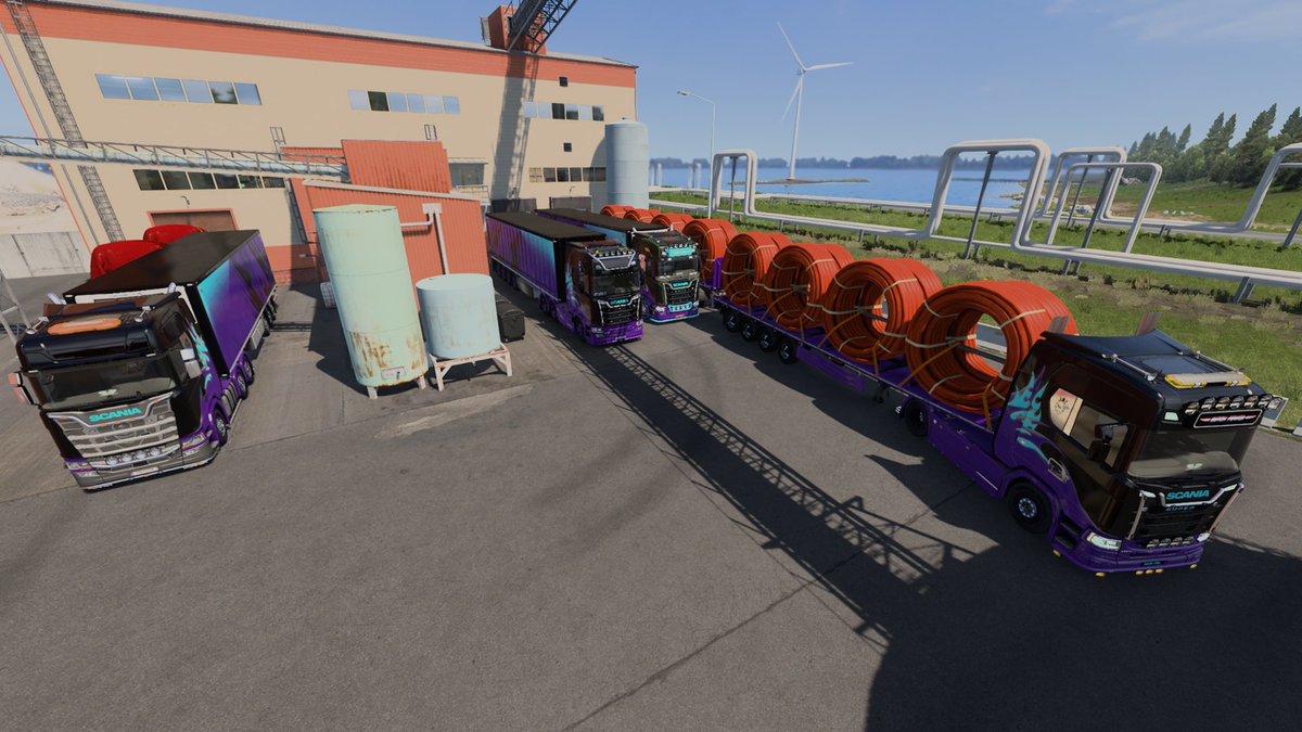 PDLVTC's tweet photo. 🐉🚛 Purple Dragons Logistics attended our partners Indian Carriers’ September Convoy yesterday! 🇮🇳

A fantastic convoy with great driving, amazing people, and plenty of memorable moments. 💜

Thanks to Indian Carriers for having us! 🤝

#PurpleDragonsLogistics #IndianCarriers https://t.co/vRMZGcSFzh