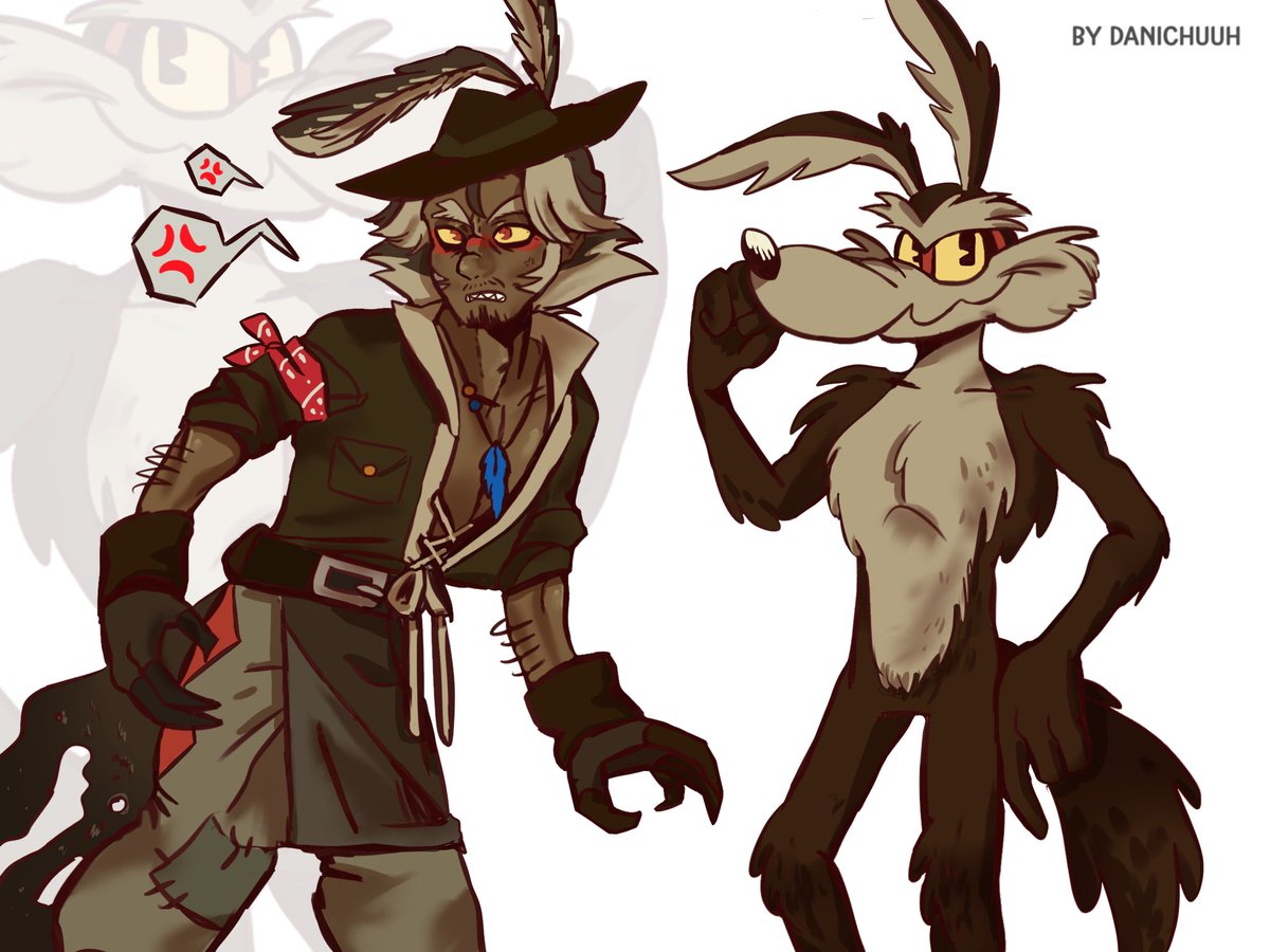 danichuuh's tweet photo. Coyote and Roadrunner human designs ‼️

Can't wait to watch Coyote Vs Acme tomorrow 😼 https://t.co/TzFCbB97Ph