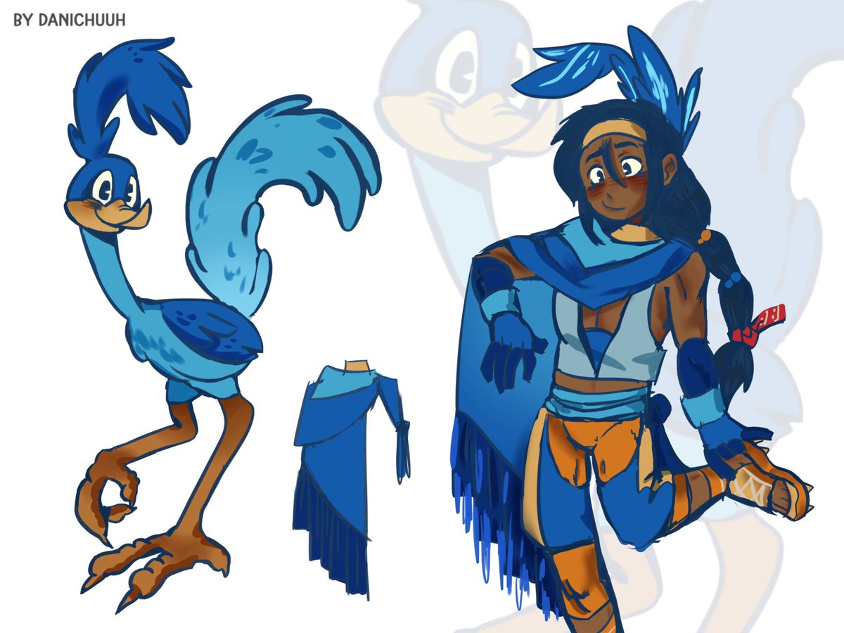 danichuuh's tweet photo. Coyote and Roadrunner human designs ‼️

Can't wait to watch Coyote Vs Acme tomorrow 😼 https://t.co/TzFCbB97Ph