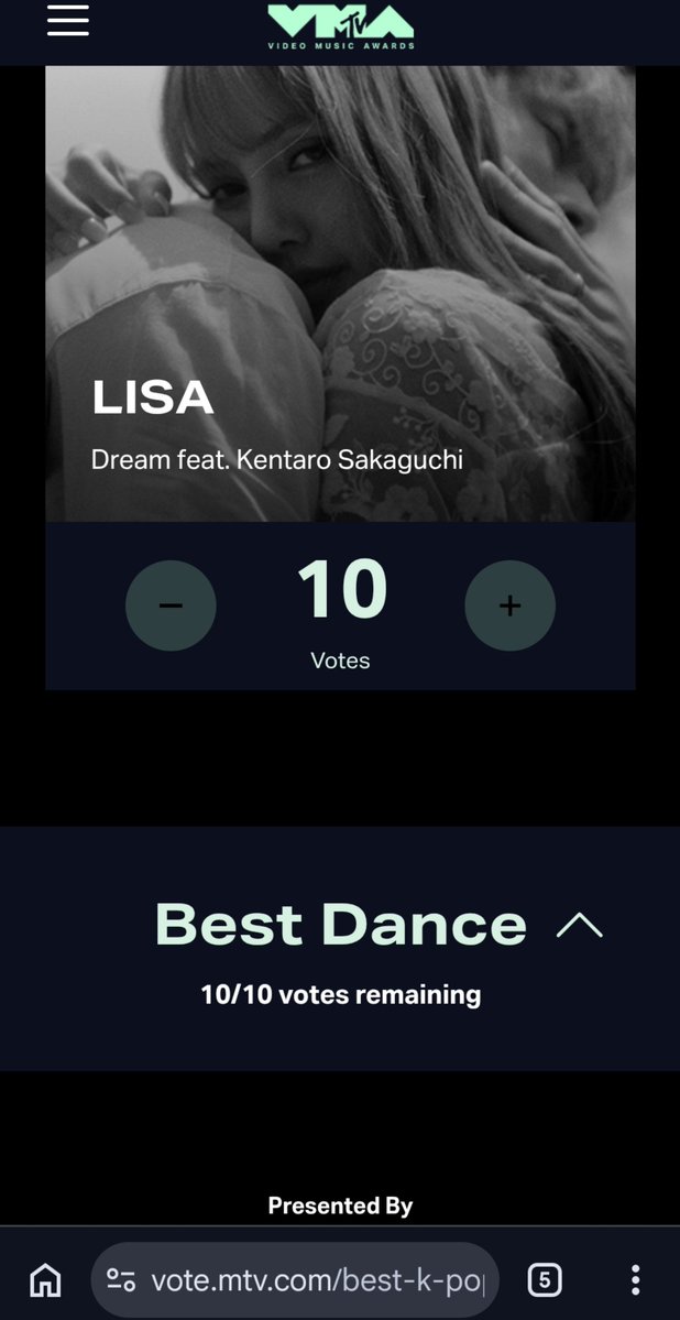 Anneleltina's tweet photo. This is your Daily reminder for the VMAs voting ๐ please cast your votes for Dream if you didn't yet ๐ฅ
๐ Votes here Now ๐
Best Pop: LISA - DREAM
๐https://t.co/j68u5ryepH
Best K-Pop: LISA - DREAM
๐https://t.co/AwCCtqR2g1
#LISA #LALISA #DREAM #VMAs2026 https://t.co/rkXMDTiL5a