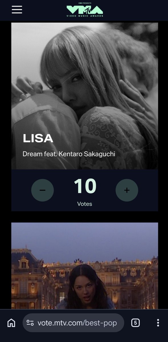 Anneleltina's tweet photo. This is your Daily reminder for the VMAs voting ๐ please cast your votes for Dream if you didn't yet ๐ฅ
๐ Votes here Now ๐
Best Pop: LISA - DREAM
๐https://t.co/j68u5ryepH
Best K-Pop: LISA - DREAM
๐https://t.co/AwCCtqR2g1
#LISA #LALISA #DREAM #VMAs2026 https://t.co/rkXMDTiL5a