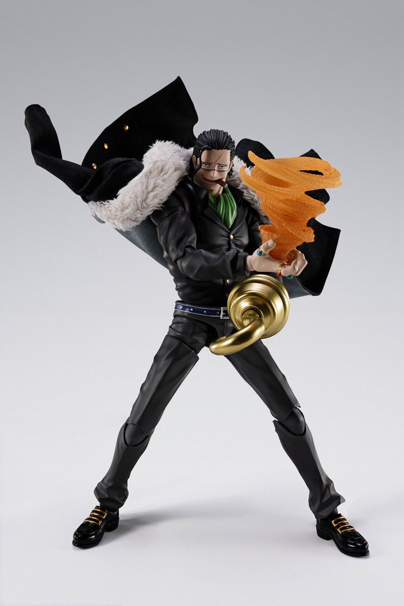 Eiichiro_Staff's tweet photo. 【フィギュア情報】
⠀⠀
S.H.Figuarts クロコダイル が
ついに本日9.19(土)より発売中！
⠀
スナスナの実の能力が再現可能な
オプションパーツや布コートで
さまざまなポーズをお楽しみください！
⠀
#ONEPIECE https://t.co/arhuvsLvkT