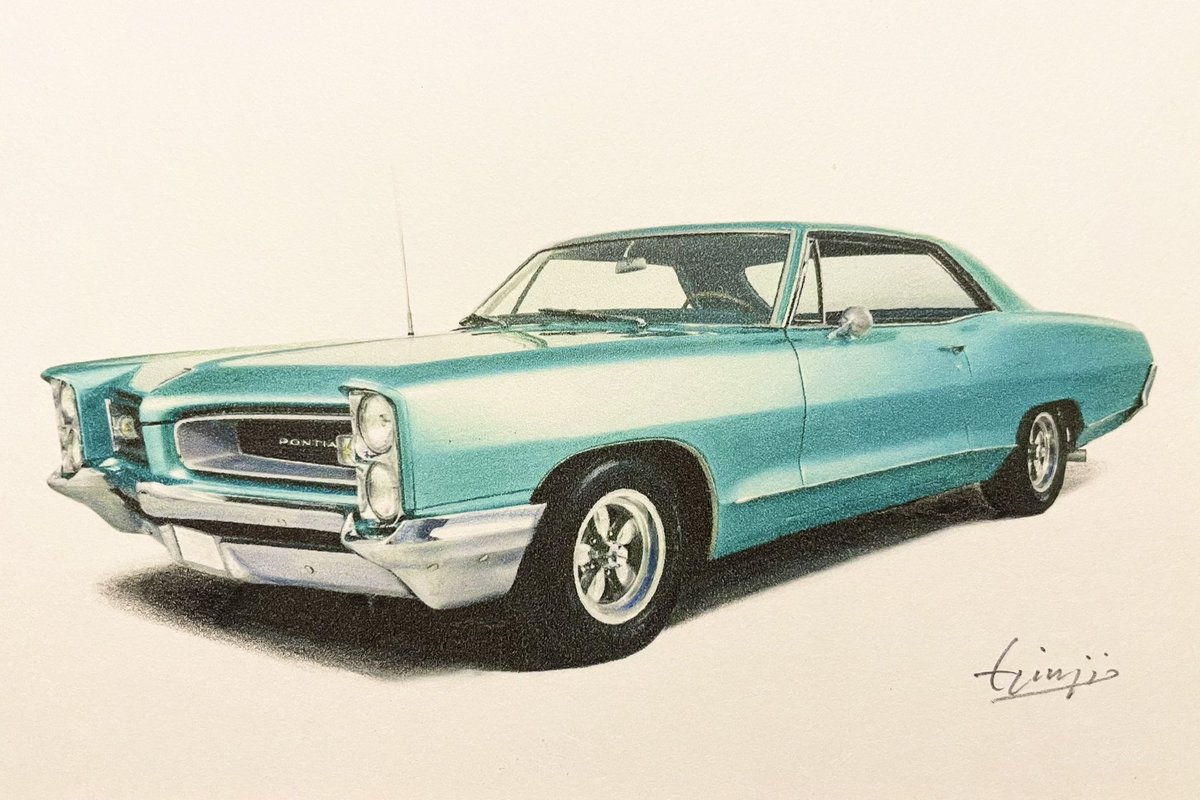 ginji_matsubara's tweet photo. 1966 ポンティアック・パリジェンヌ
#アメ車 #水彩色鉛筆画
Pontiac Parisienne
#watercolor #colorpencil #drawing https://t.co/H52hwdxjSK