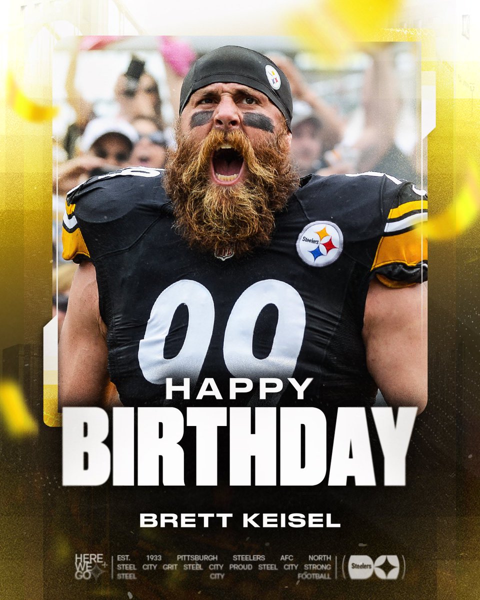 SteelersHistory's tweet photo. Happy Birthday @bkeisel99‼️ https://t.co/catPxjZ8Fu