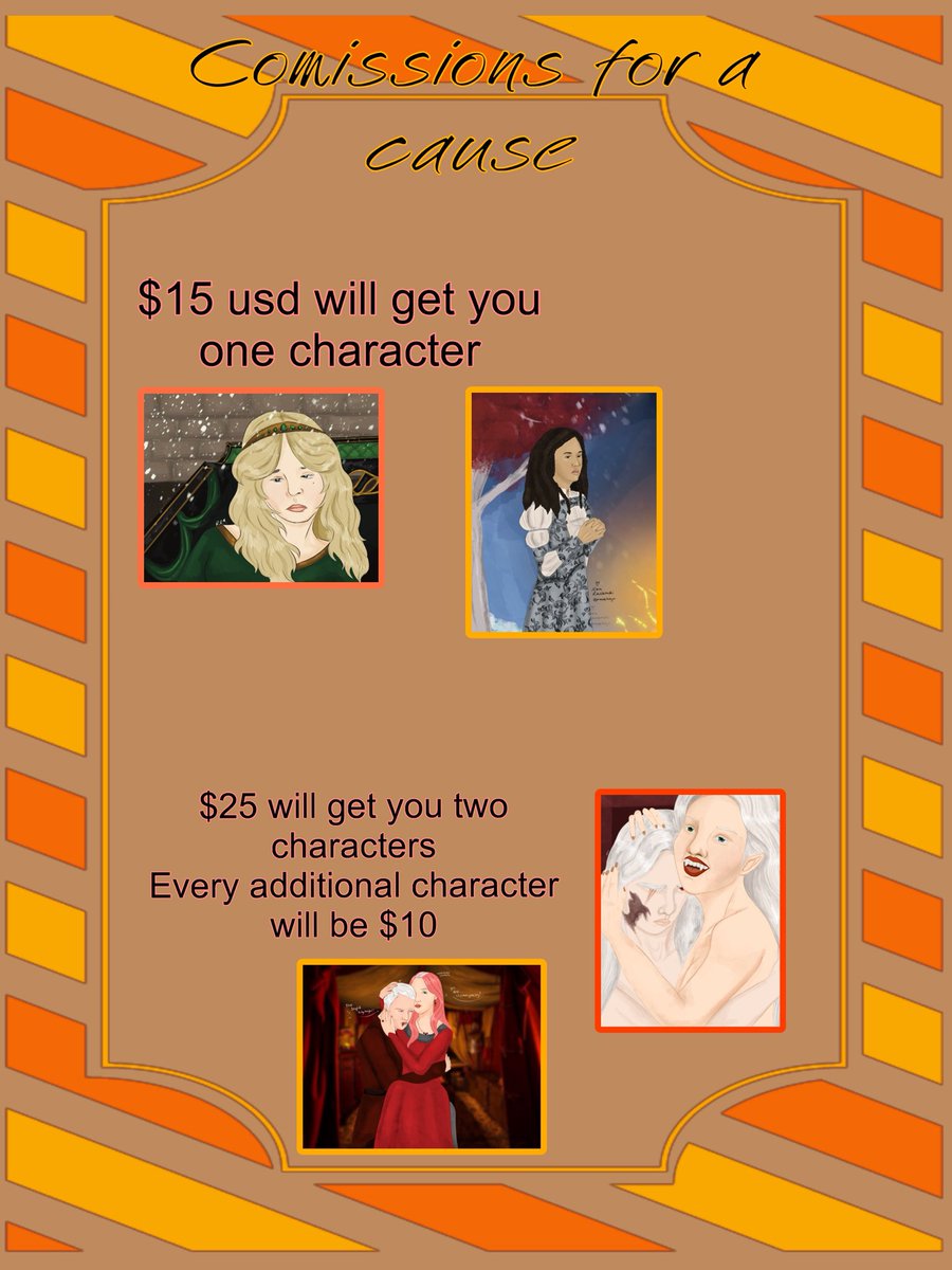 rainbrightflame's tweet photo. Hey everyone!! I am opening comissions to help support a dear friend of mine and her daughter. You can read more about her on her post, but I will be running a promotion of my drawings at a discounted price, and all the money will fund a tutor. Dm me if interested!
#comissionopen https://t.co/MRkSKlDbrg