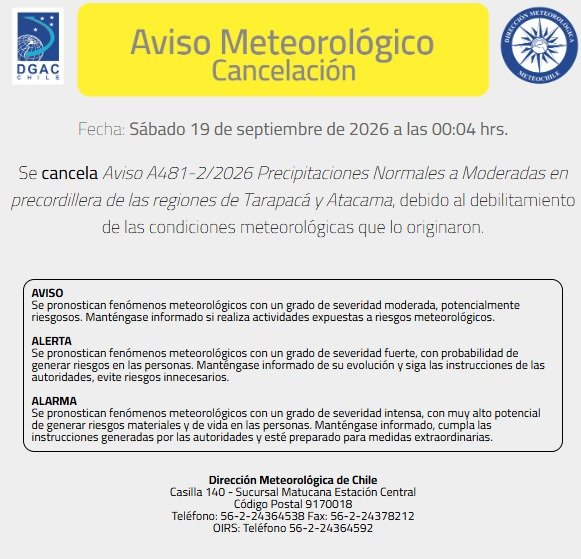 jorgesolimano's tweet photo. #iquique a esta hora Senapred de Tarapacá informa https://t.co/OcaKkH5Str