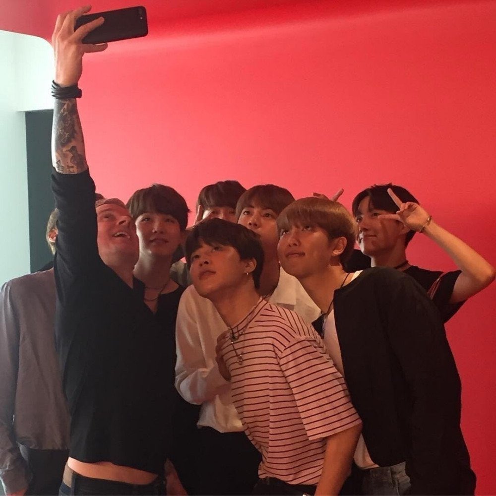 JoJoWright's tweet photo. About to chat w/ #BTS for the first time in about 3yrs, stand by for deetz!!! 🫶🏻 💜 #iHeartFestival2026 #JoJoOnTheRadio @iHeartRadio @1027KIISFM #BTSArmy https://t.co/1JzS7z8vP1