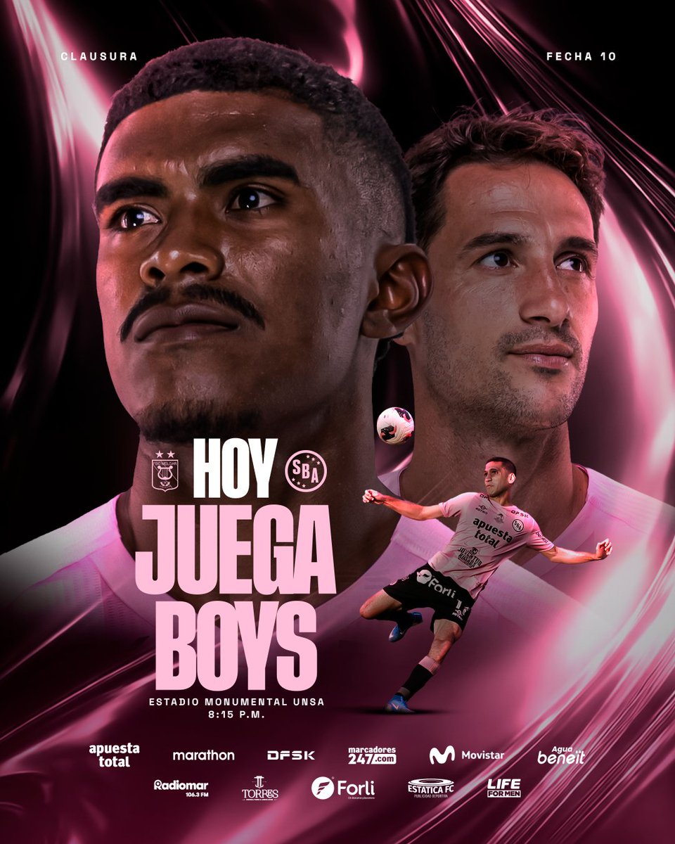 sportboys's tweet photo. 🏆 HOY JUEGA EL BOYS 🏆

🕗 8:15 p.m.
🏟️ Estadio Monumental UNSA
📍 Arequipa
🆚 FBC Melgar

🎟️ Consigue tus entradas virtuales, Tribuna Rosada VIP y banderolas en https://t.co/DHSYPbhO3N

#VamosBoysTodaLaVida https://t.co/rBdhNythzt