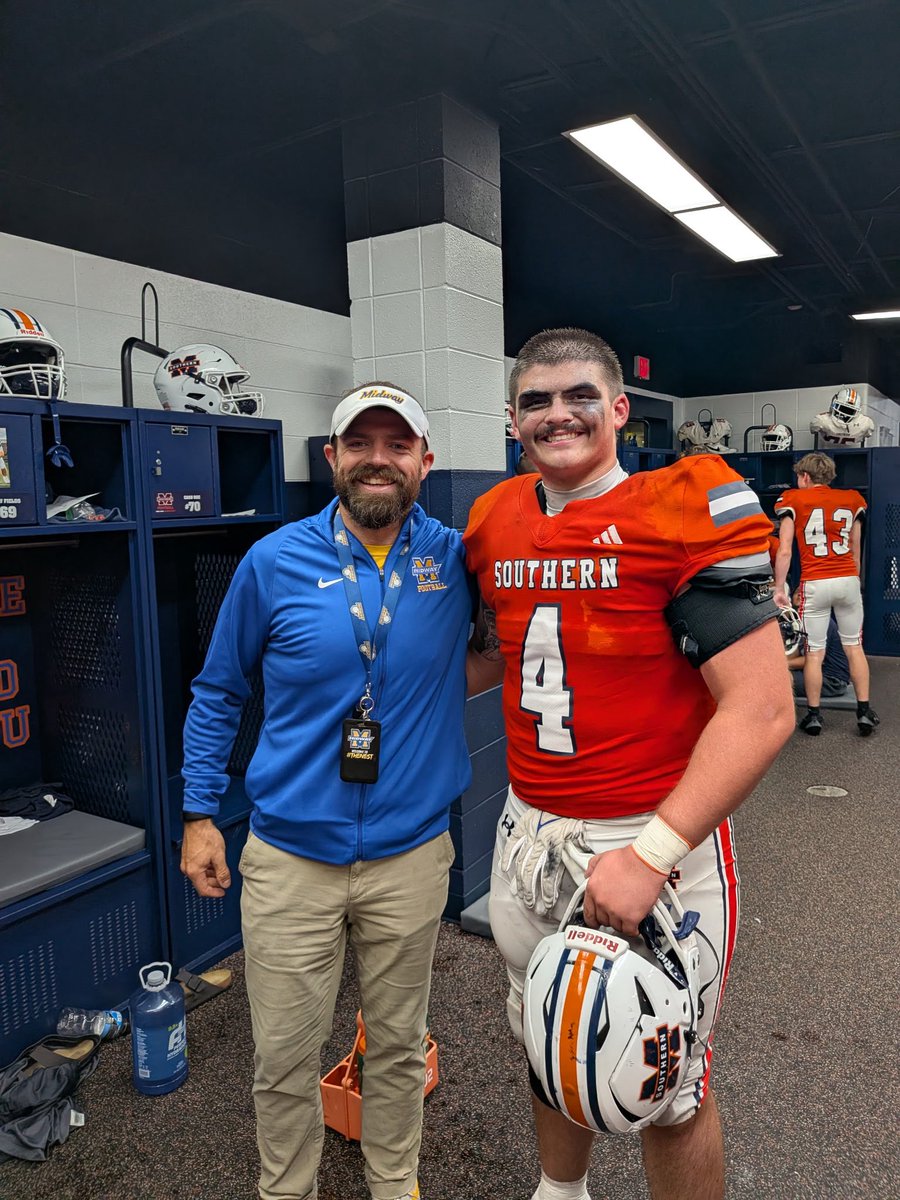 Daltonmayn6's tweet photo. After a great win and a great conversation with @Coach__McKinley I am blessed to receive my 6th offer to play @MidwayEagles_FB  
All glory to God! https://t.co/voAsWjUDn4