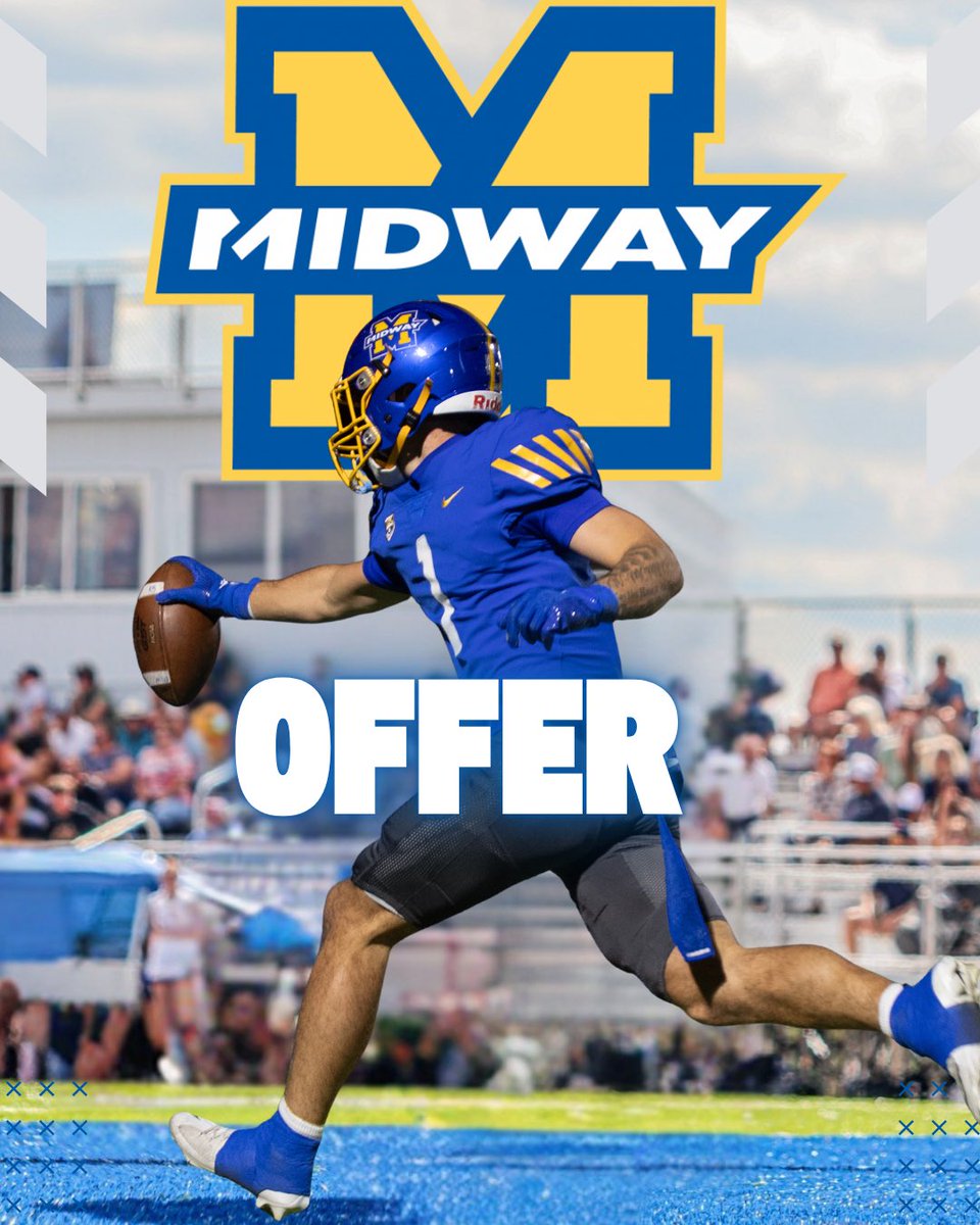 Daltonmayn6's tweet photo. After a great win and a great conversation with @Coach__McKinley I am blessed to receive my 6th offer to play @MidwayEagles_FB  
All glory to God! https://t.co/voAsWjUDn4