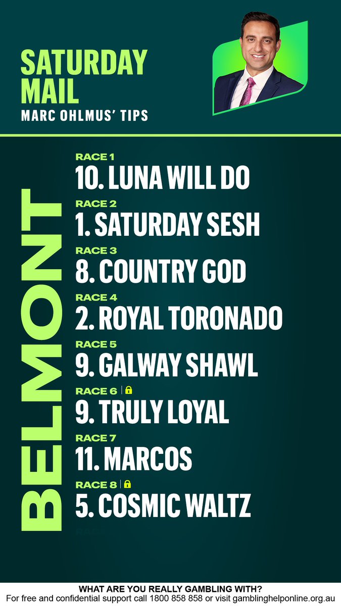 tabcomau's tweet photo. Here’s how @marcohlmus is playing the Belmont card! 👇 https://t.co/EpUj9xho8c