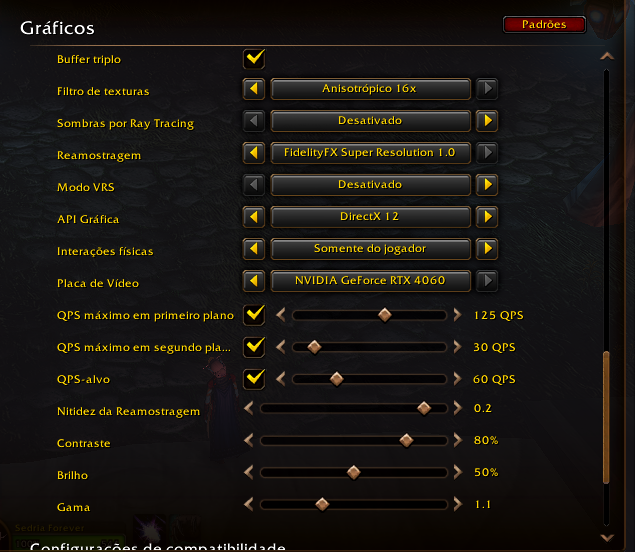 sedria_ofi's tweet photo. pra quem tiver com problema de FPS baixo no FOREVER deixa essa config ai, deixa o jogo bonito e resolve as quedas de FPS e ma Otimizaçao do game.

contraste e gama opcionais, e visao e detalhes do ambiente tb, recomendo no maximo no 5 https://t.co/4VsHbibRxz