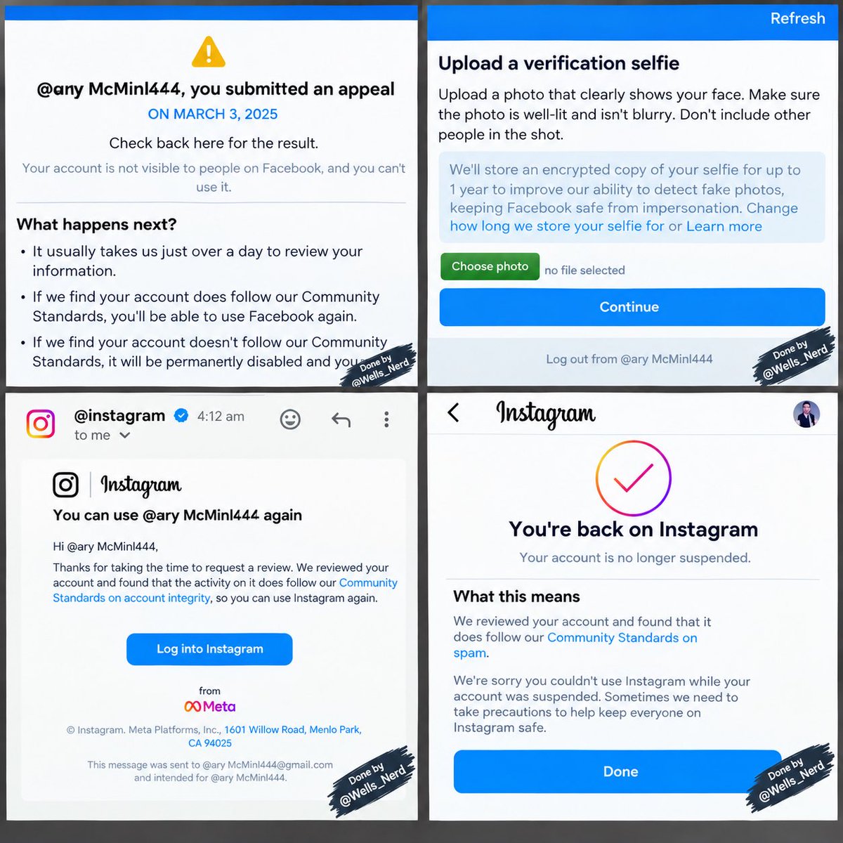 Wells_Nerd's tweet photo. 🚨 Meta Account Awareness

Having trouble with a Meta or Instagram account? Get clear, practical tips on account security and recovery. Stay safe, avoid scammers, and verify before taking action.

📩 DM for guidance.
#Meta #Facebook #Instagram #AccountSecurity #ScamAwareness https://t.co/FJ930iJiyX