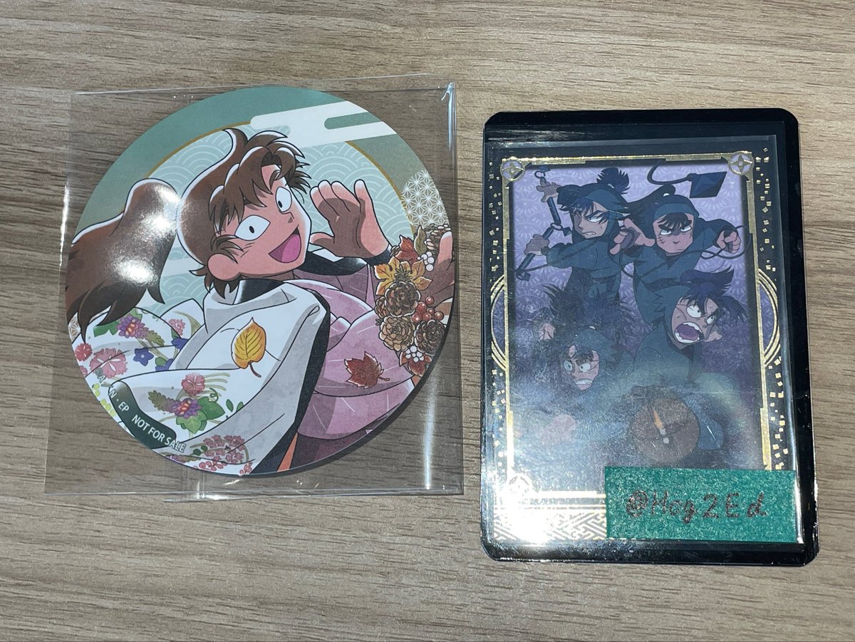 Hcg2Ed's tweet photo. 忍たま　交換　HANA・BIYORI
コースター　よみうり

譲　伊作
求　留三郎

現在レストランにいます
後日郵送も可能
検索からお気軽にお声掛けください。 https://t.co/JtUvVrCpk7