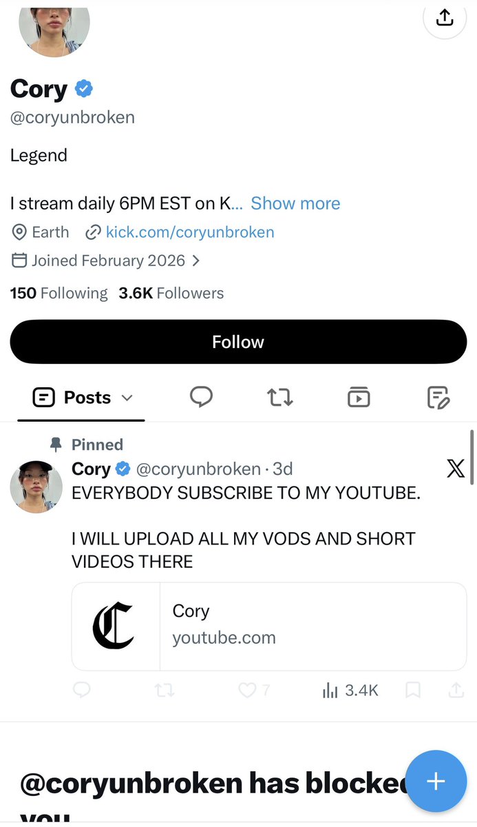 ZENNDownright's tweet photo. @CandidZenn @Submissiveqoxi @coryunbroken Awwwww the stupid bitch blocked meeeee awwwwwwwww someone’s not a good “ ragebait poster” like Sneako and can’t grow worth of shit and is mad about it. Everyone will now see this and see how soft your bitch ass is lol block this one too https://t.co/nB7pjtYn79