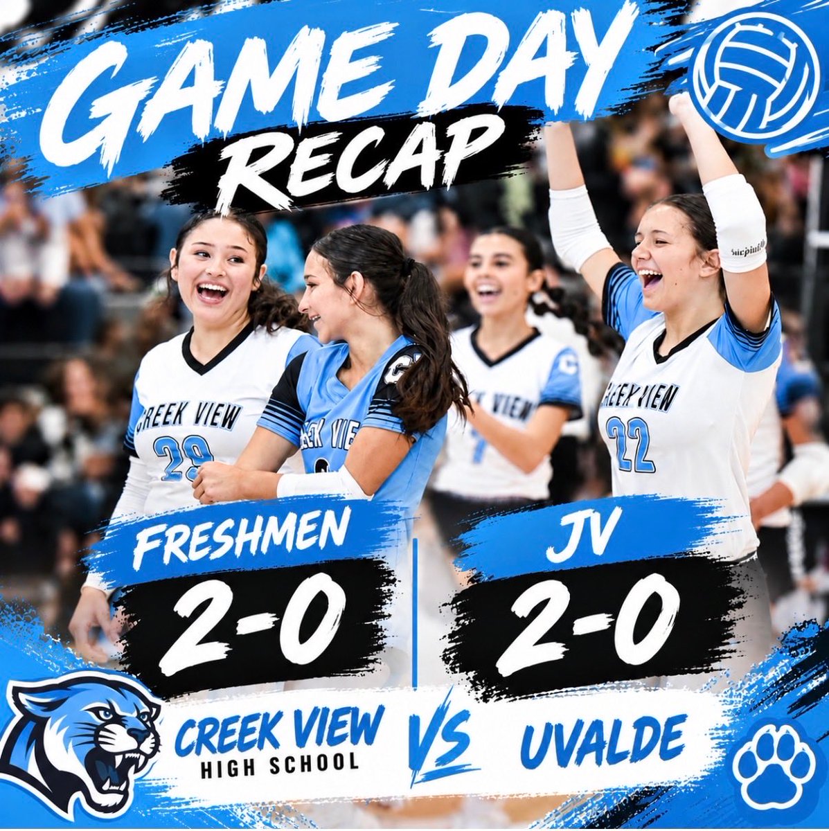 CreekViewVB's tweet photo. Freshman and JV get the job done in straight sets! Way to work, ladies! https://t.co/BXoylBts72