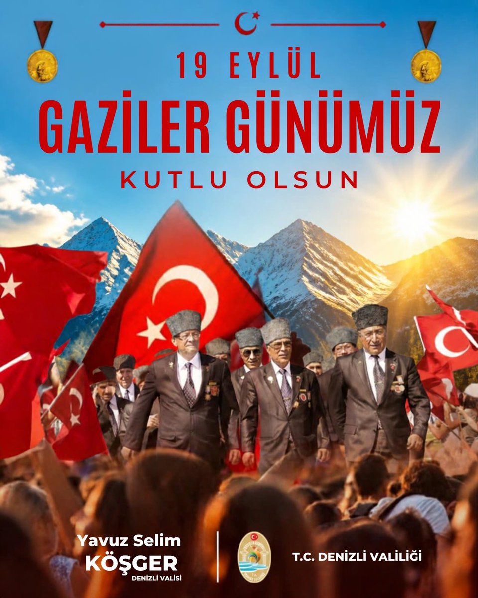yskosger's tweet photo. 🇹🇷Vatan sevgisi, cesaret ve fedakârlığın timsali kahraman gazilerimize minnettarız.
📌Gazi Mustafa Kemal Atatürk başta olmak üzere ebediyete irtihal eden gazilerimizi ve aziz şehitlerimizi rahmetle anıyor; hayattaki gazilerimize esenlikler diliyorum.
🇹🇷Gaziler Günümüz kutlu olsun https://t.co/SZSzLvc0Tj