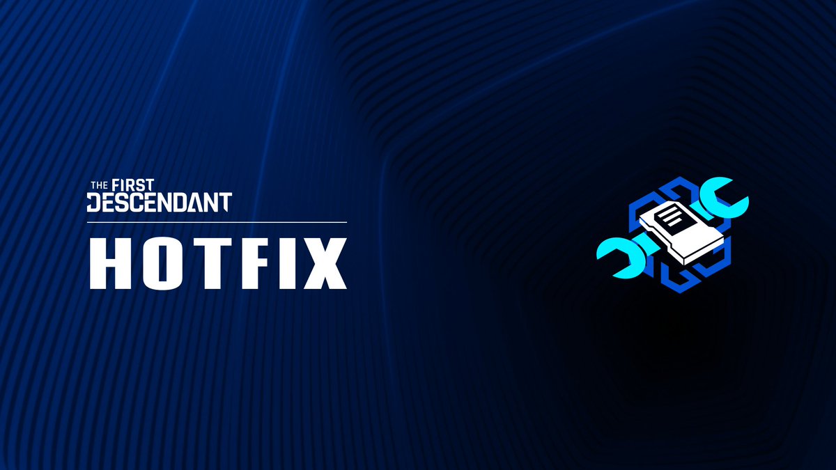 FirstDescendant's tweet photo. Hotfix 1.4.3c has been applied.
Please check the official website notice for more details!