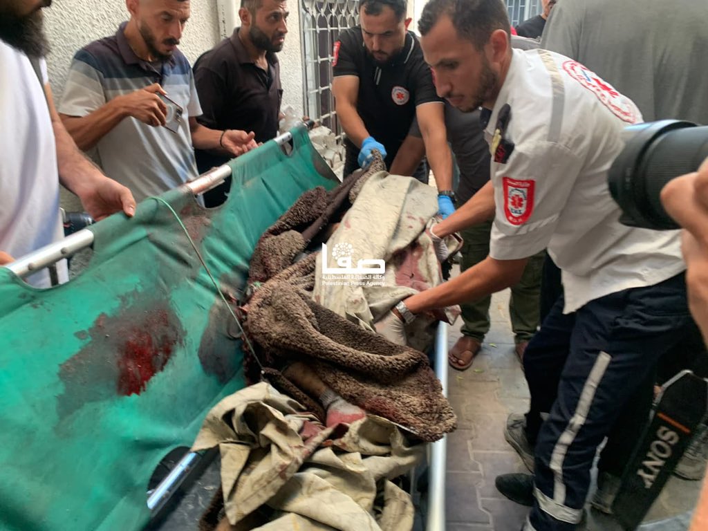 AbujomaaGaza's tweet photo. Israeli occupation forces killed three people in Gaza last night https://t.co/I3QL6yBVDL