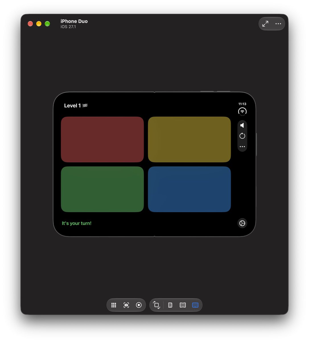mnezyapp's tweet photo. Building our app without making any changes on #iPhoneDuo 👀 https://t.co/BD8hLG5aEH