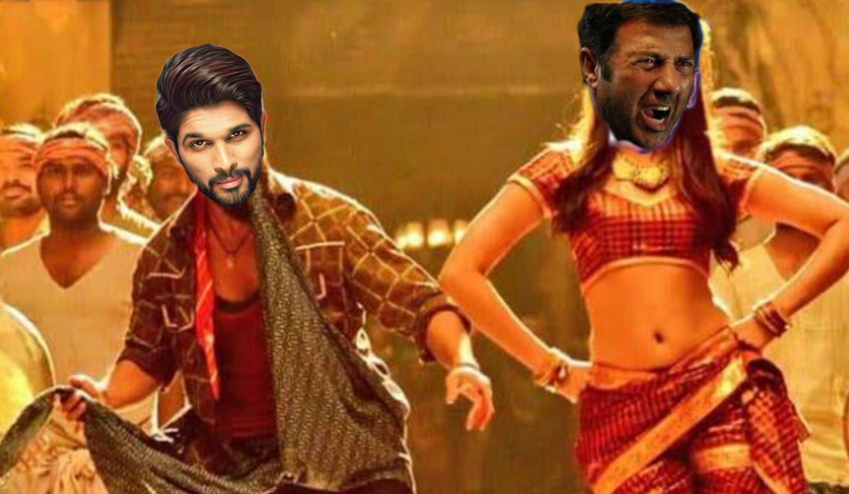 Ariyann998's tweet photo. -Disaster flop actor #SunnyDeol ka khud ka state me movies hit nhi hota h 
-bina sequel ke 0 hits h funny deol ka ( last 20 yrs me ) 
-Isliye tujhe #AlluArjun ka dusre states ka domination ke baare me smjh nhi aayega 

Tierless actor h #funnydeol prove hogya aaj https://t.co/DUCcYNdcJD