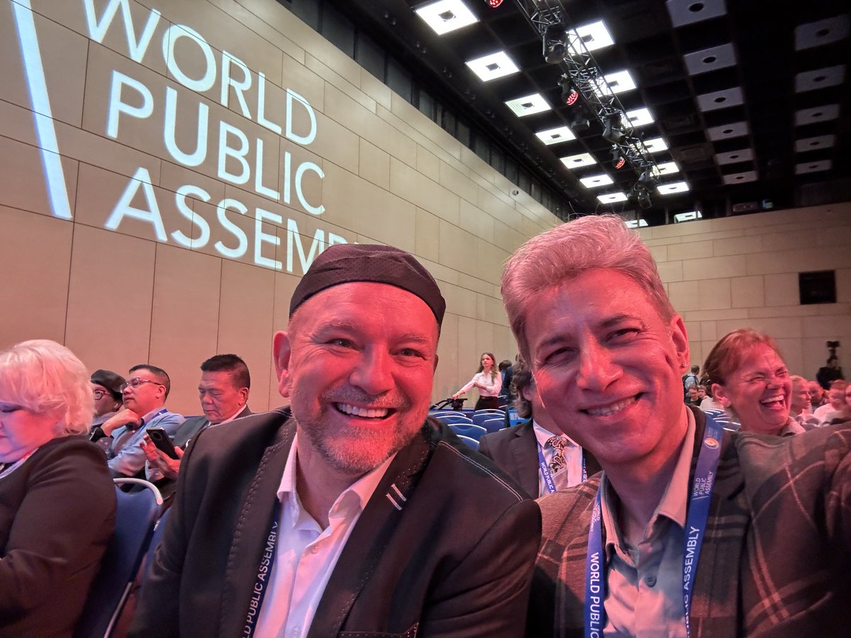 i_dhirajsingh's tweet photo. So excited to be addressing the 2nd World Public Assembly in Moscow

The bonus is also meeting outstanding leaders and visionaries from 150 countries who’re bringing their own particular expertise to this grand assembly

#worldpublicassembly #moscow #global #visionaries #ideas https://t.co/O3uQJMOlCm