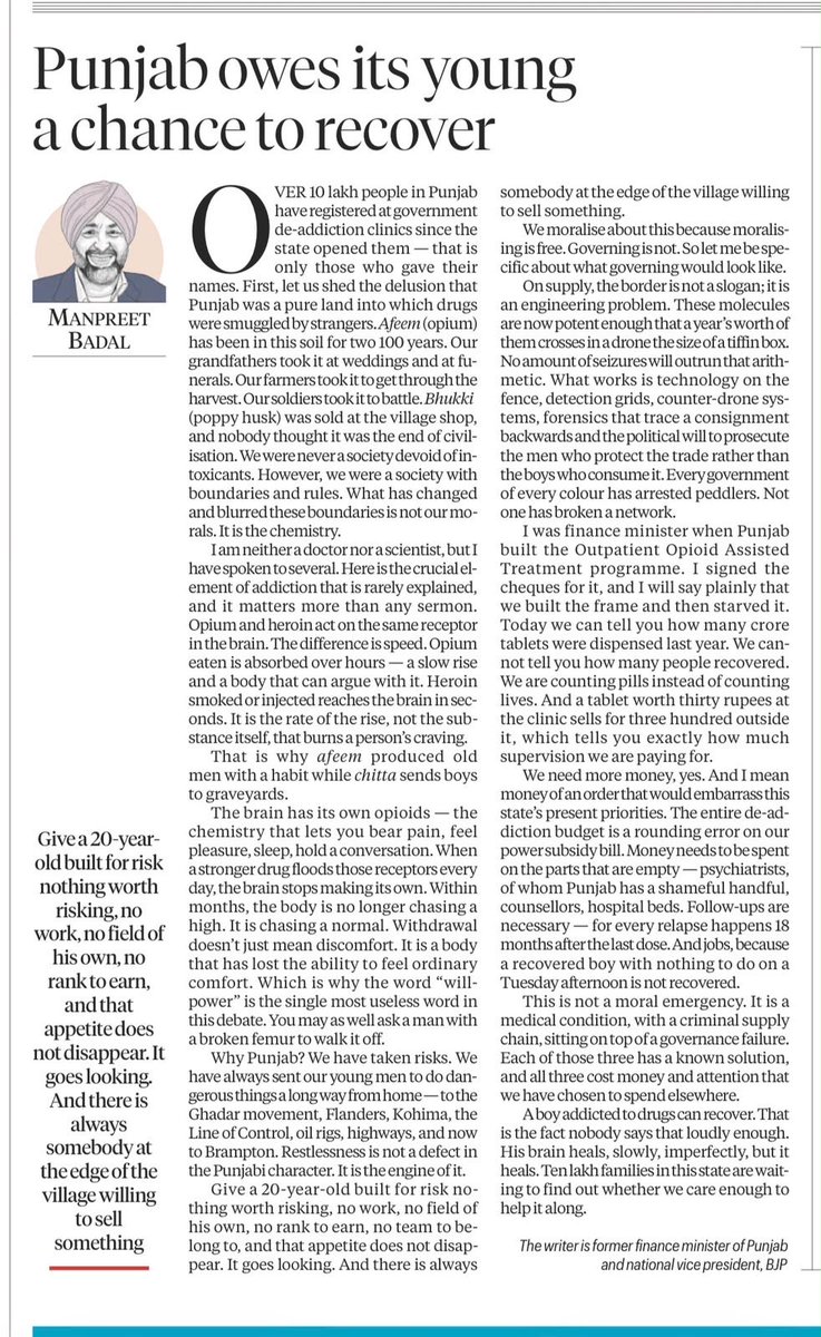 MSBADAL's tweet photo. My editorial published in the Indian Express today.

https://t.co/Bs6CwHJ1WY

@IndianExpress https://t.co/rthf0FkF8R