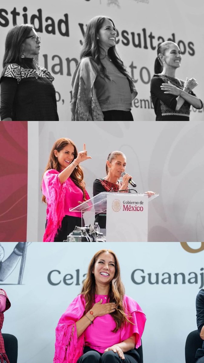 LibiaDennise's tweet photo. En Guanajuato sabemos que los resultados se construyen trabajando con voluntad y en coordinación.

Hoy recibimos en Celaya a la Presidenta @Claudiashein. Venimos de proyectos distintos, pero hemos demostrado que con respeto y diálogo podemos trabajar juntas por la gente.

Gobierno para todas y todos, para quienes me apoyaron y también para quienes no. Porque Guanajuato es plural y todas las voces merecen ser escuchadas. Presidenta, en Guanajuato siempre encontrarás respeto, apertura y disposición para trabajar juntas por las familias guanajuatenses. 🙌��