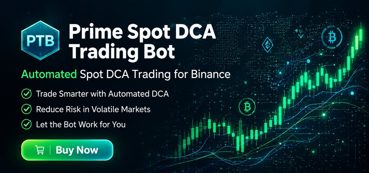 PrimeTradingBot's tweet photo. Are you interested in making money from cryptocurrency trading?
Trade smarter, not harder. Discover the exact Automated DCA Strategies we use to reduce risk and accumulate assets in volatile markets.
See the winning setups today: 👇 https://t.co/mNV8E3DWao