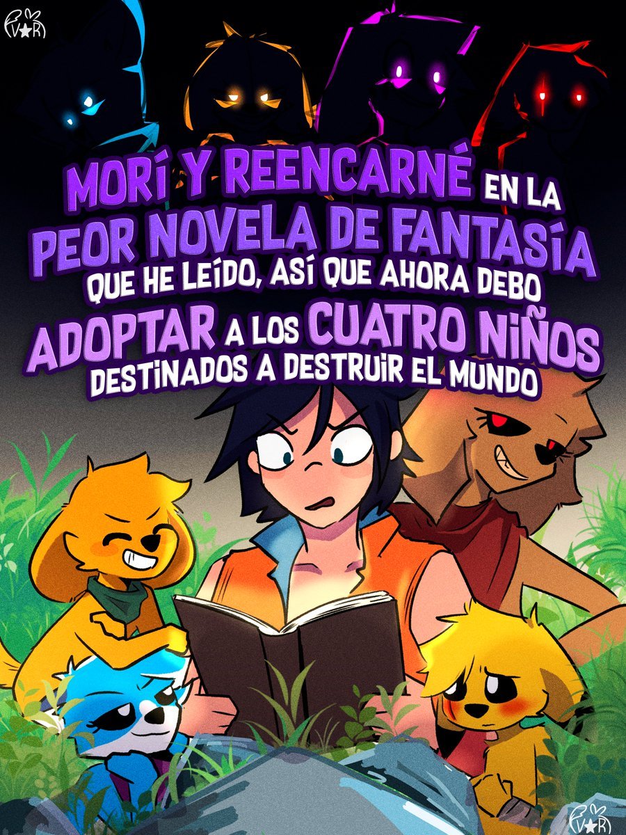 var_M1k3_'s tweet photo. aprovecho para hablar de uno de mis Aus favoritos: #IsekaiAU_lpdm 

Trollino conoce la historia: 4 niños crecerán para destruir el mundo.

Así que, después de reencarnar dentro del relato, decide encontrarlos antes de que sea demasiado tarde y evitar que ese futuro ocurra https://t.co/eqbporS74c