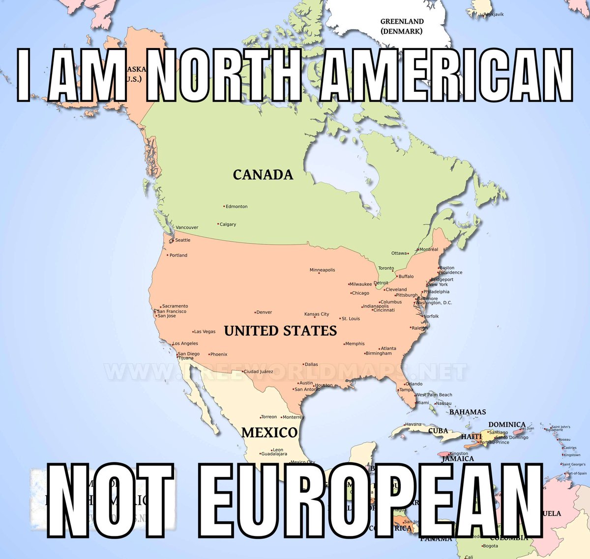 tmunday_todd's tweet photo. As a Canadian, my entire family would much rather be American than European

#NeverEU 
We are part of North America
We will never be part of Europe https://t.co/HCUfE9BHDL