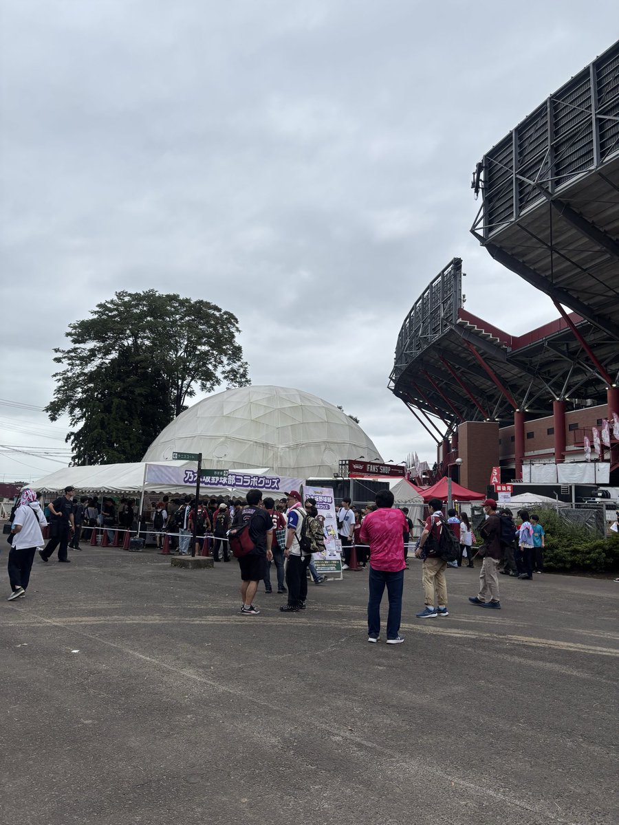 yanchanista's tweet photo. いつも来ているホーム球場に推しが来ているなんて夢のよう☺️
トークショー近くでやんちゃんを拝めて幸せ過ぎたし、やんちゃんのトリュフポテトは���味すぎる！

#金川紗耶
#乃木坂野球部 https://t.co/Er96sbQl1v