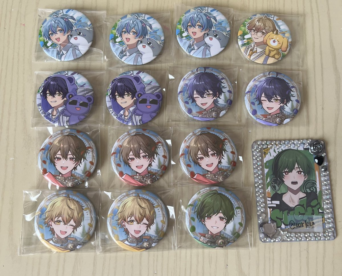 00rk22's tweet photo. 【交換】シクフォニ 缶バッジ

譲 画像1〜3枚目

求 分校等身🍍様🍵様/分校SD🍍様🍵様
(SDは各3点求めております)

郵送のみ
(スムーズにお取引出来る方のみ)

詳細は4枚目をご覧ください。

検索からもお気軽にお声掛けください
よろしくお願い致します。

#シクフォニグッズ交換 https://t.co/6IsfXOy3iA