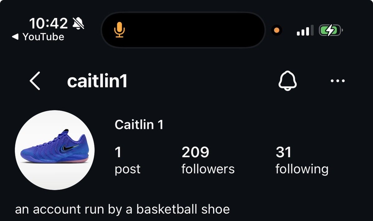 Kry22_7_0's tweet photo. Caitlin Clarks Caitlin 1 has its own instagram account 

Hit the link to follow 👇🏼👇🏼👇🏼

https://t.co/WGZuTpMNEQ https://t.co/AqSLnJS7oi