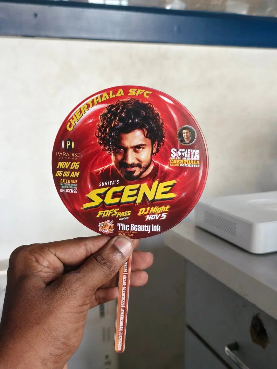 Hari_Socialist's tweet photo. It’s gonna be #TheONE  @Suriya_offl 's #SCENE DIWALI! 🔥

Kerala is already going berserk with 
big number of fans shows charted across major areas💥

Let’s make this deepavali a Scene 😉 to remember! 

#SceneDiwali 🧨 #Suriya https://t.co/yKDC8zLPUf