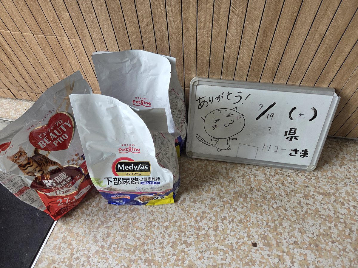A3E_thankyou's tweet photo. 【✨ご支援物資届きました✨】

9/19　　　　　　　Mコー様

ありがとうございました🙇‍♀ https://t.co/kvqYT6UEl2