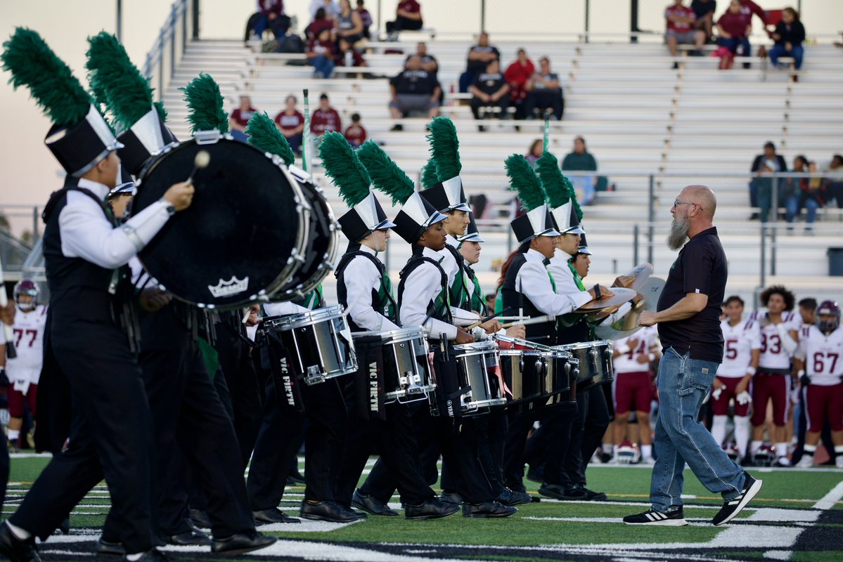 BanningUSD's tweet photo. 🏈💚 Friday night under the lights at Banning High School!

Tonight was extra special as we celebrated Senior Night for our BHS Regiment, Color Guard, and Cadet Corps seniors! 🎓💚💛

Congratulations, seniors! Thank you for your dedication and Bronco pride!

#WeAreBanning https://t.co/yCP8pvQrYW