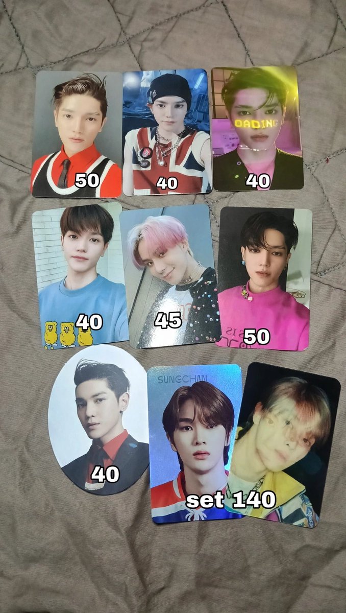 MYSELL4U's tweet photo. #WTS Photocard #NCT127 #NCT2020 #NCt2023 #Taeyong #Jungwoo #Sungchan 
Resonance idcard Favorite 

BU PARAH!!! 
TAKE ALL 800
dom Medan, shopee https://t.co/yIF7Kqe04u
