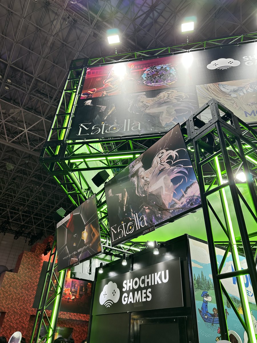 GameEstella_jp's tweet photo. 本日より #TGS2026 は一般公開日です🌠
松竹ブース【ホール4：04-C02】にて
ご来場お待ちしております！

#Estella https://t.co/AJewPTosmm