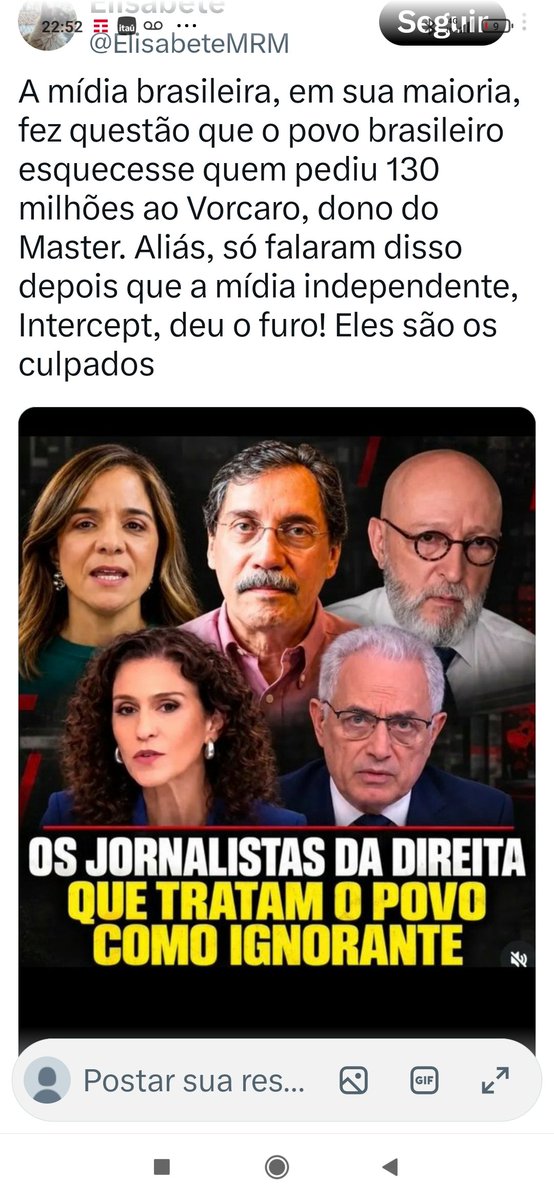 JurandirCamilo's tweet photo. @pamcosta21 Disso aqui eu tenho nojo: mídia vendida. https://t.co/F1Leaf0K5a