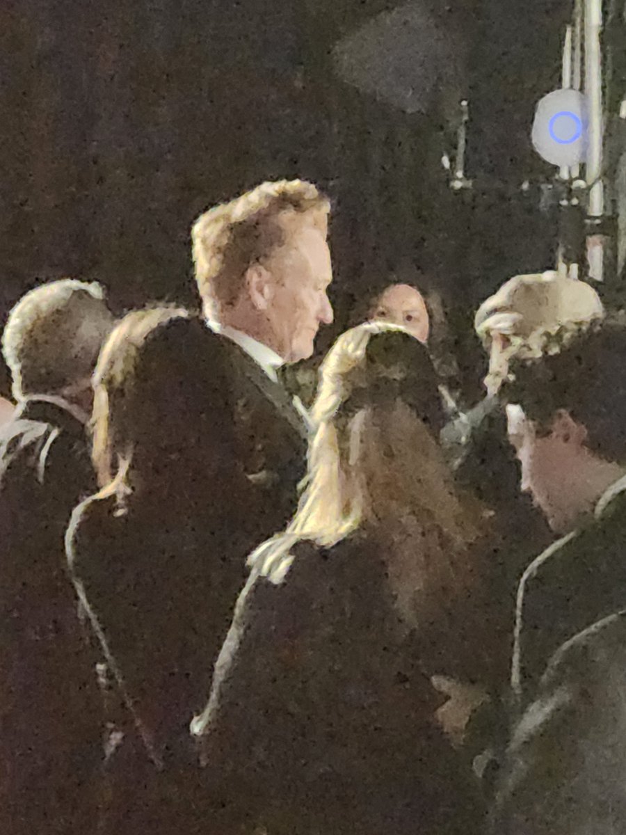 agrosserlook's tweet photo. Just reminded my wife of when i saw conan o' brien at snl50 and took these cryptid sighting photos of him https://t.co/v9C89nIZ13