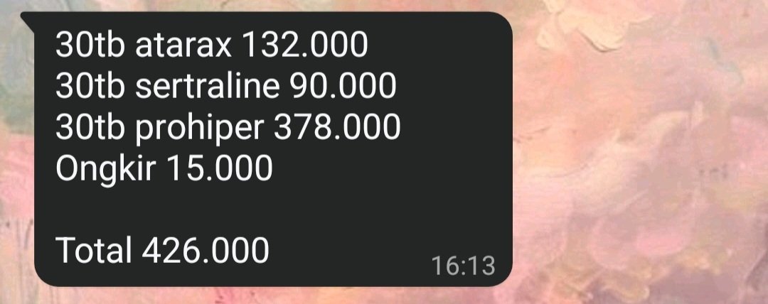 cenilluvis's tweet photo. maaf tim prohiper ikut nimbrung.

ini tanpa bpjs, soale unfortunately indonesia tdk jabodetabek doang doang. spkj di kota gue cuma satu doang (n sgt tdk kompeten), gue harus ke kota sebelah yg otomatis tdk bisa pake bpjs. https://t.co/xxKwmRKE4O