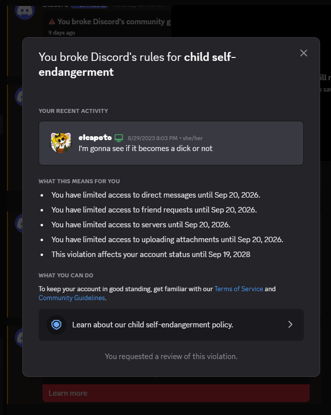 Capoto29's tweet photo. @discord @discord_support @mickeymouse Right now. I need your help. https://t.co/9GIPxaUUXu