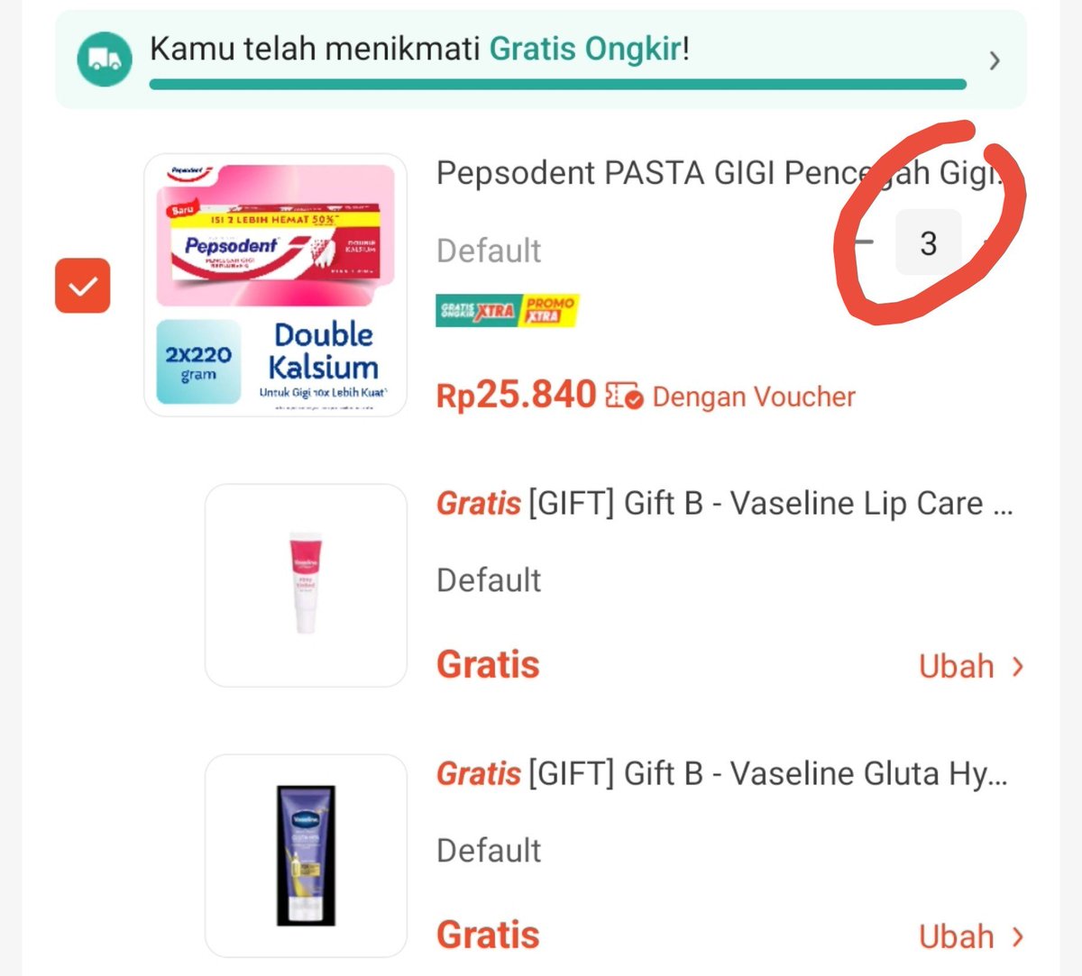 dsyntevlyn_'s tweet photo. DEMI APA?!! Beli pepsodent - GRATIS VASELINE/PONDS/SUNSILK/GLOW &amp; LOVELY

📌 ambil 3

https://t.co/1YM0FC2nYm

#RacunShopee #PromoShopee #GratisanShopee #Pepsodent #ShopeeGratisOngkir https://t.co/bxXGDhK917