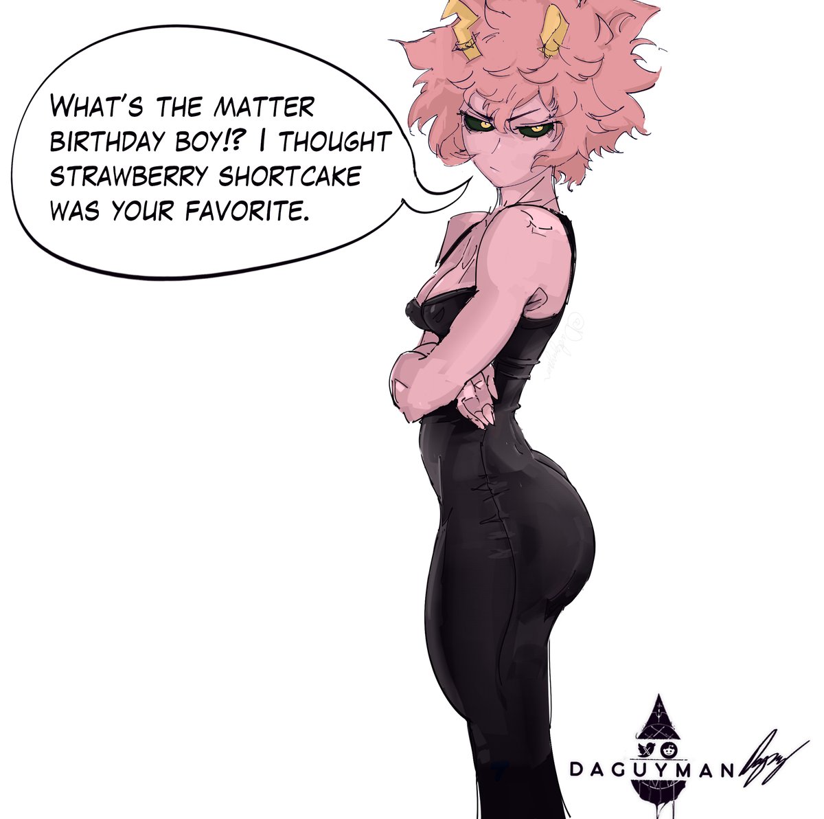 Dadaguyman_'s tweet photo. #MinaAshido in a #skim #dress ⏳🍰

#MHA #MyHeroAcadémia #rule34 #booty #cake https://t.co/uldhXFPgby
