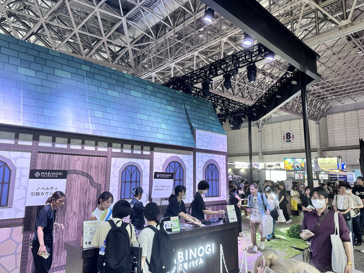tear_field's tweet photo. 【#マビノギモバイルTGS2026】
東京ゲームショウ2026にマビノギモバイルが出展中！🌿

#マビノギモバイル #マビモバ #TGS2026
@MabinogiM_JP https://t.co/TZoJnP5Tps