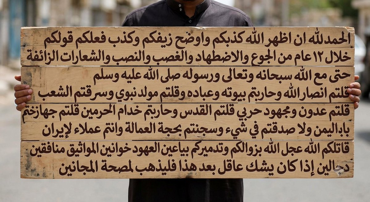askndr27675's tweet photo. استمعوا هل صدق في شيء، لقد كذب في كل شيء، عجبا لمن غرر بهم الهم عقول، الحمد لله على السلامة والعافية.
#شعارات كاذبة #ل
#خبثاء البشر 
#شرار الناس 
#أنجس الخليقة 
#أحقر الكائنات 
#أضل من الأنعام https://t.co/xaqoNC59kA